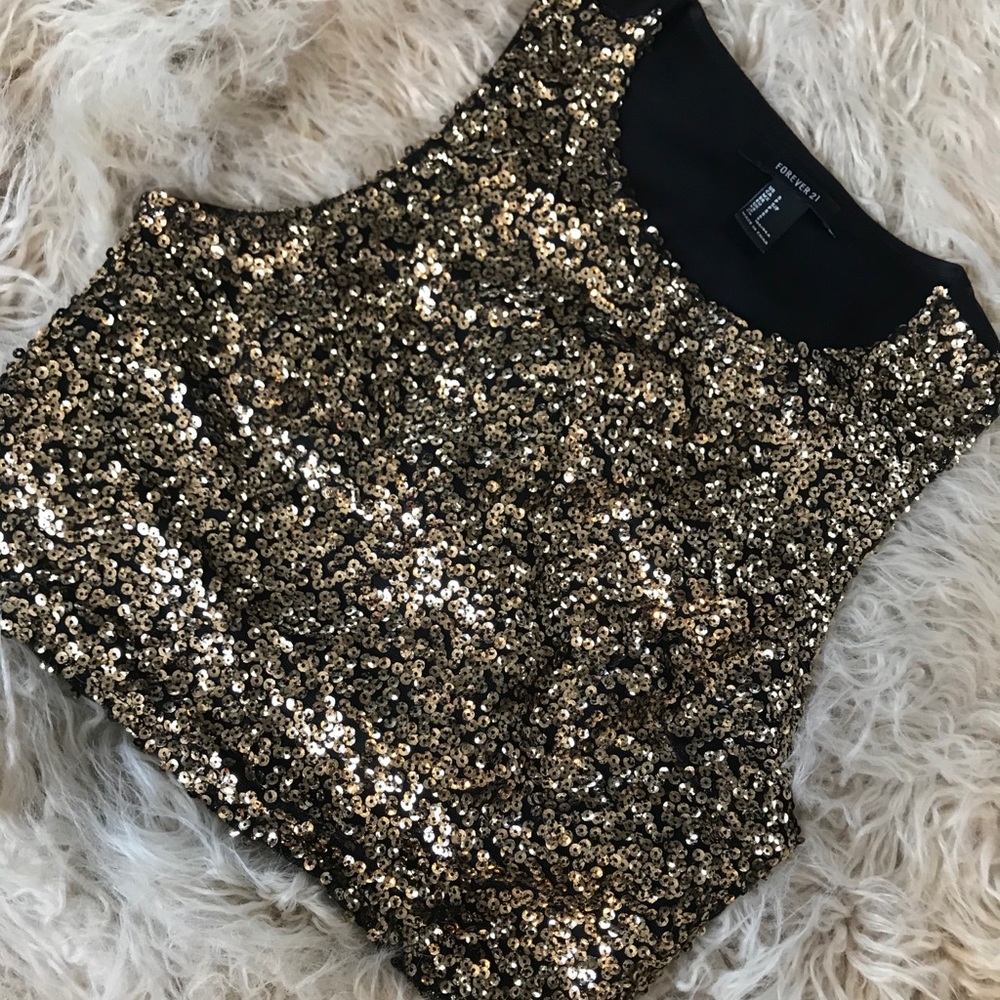 Forever 21 party crop top